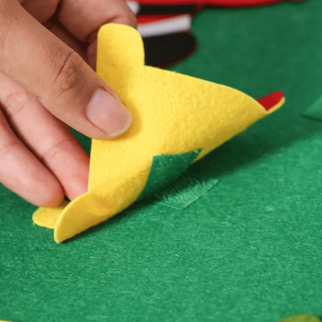 Árvore De Natal De Feltro - Fácil de Montar