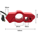 RideSafe™ - Trava Antifurto de Motos (Frete Grátis Hoje)