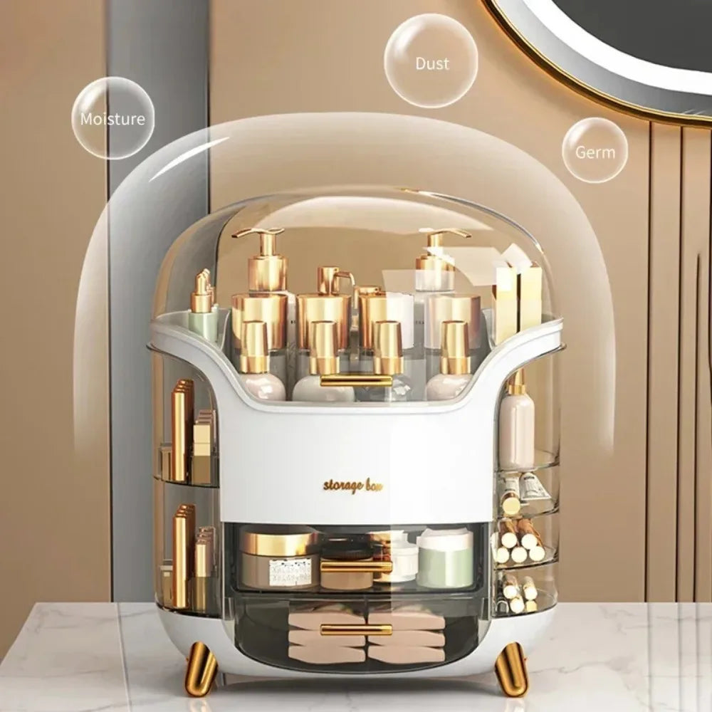 Caixa de Maquiagem Transparente Premium