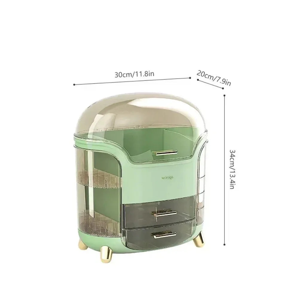 Caixa de Maquiagem Transparente Premium