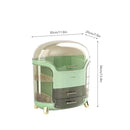 Caixa de Maquiagem Transparente Premium