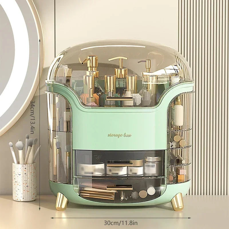 Caixa de Maquiagem Transparente Premium