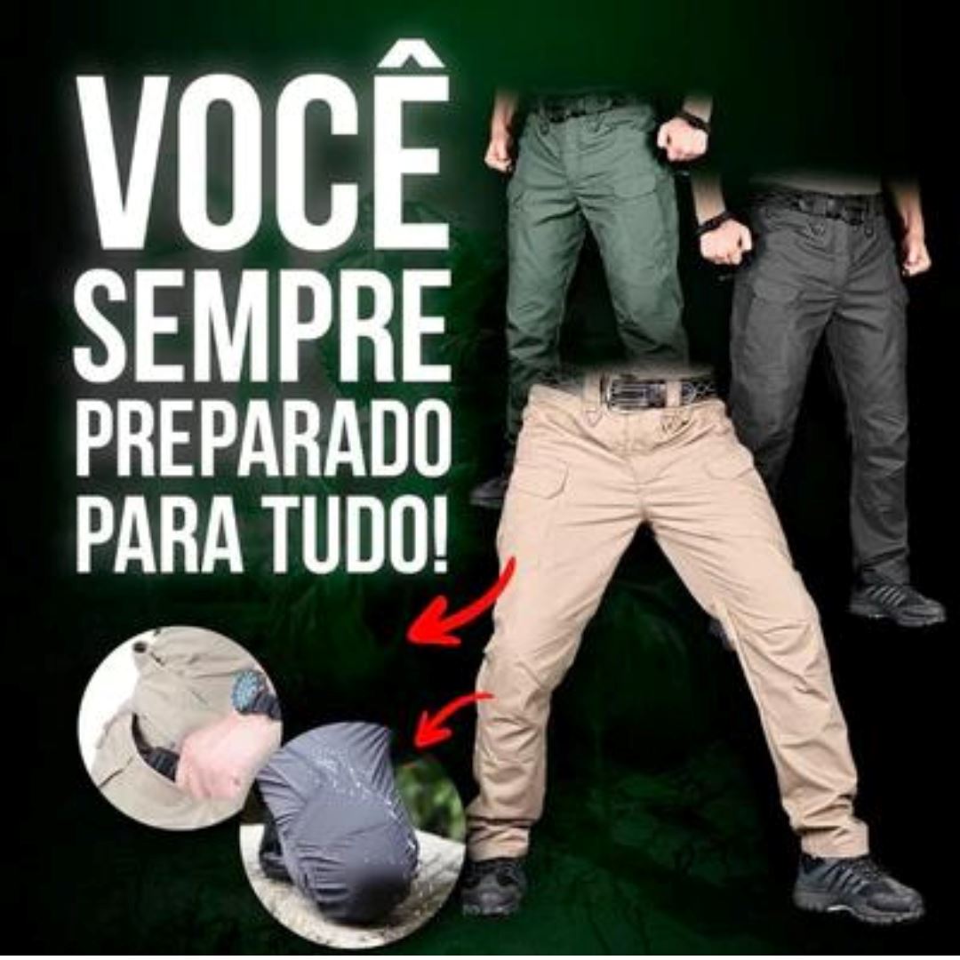 Calça Militar Tática Resistente e Impermeável